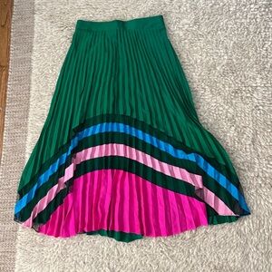 Milly Green Pleated Dress